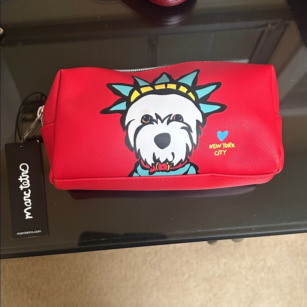 Marc Tetro travel bag NYC Westie design
New With Tags